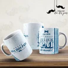 Caneca de Porcelana Dia dos Pais Vários Modelos