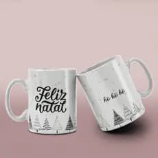 Caneca de Porcelana Personalizada Natal