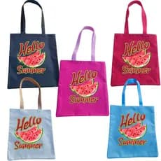 bolsa ecobag de frutas estampas coloridas bolsa de praia piscina e passeio