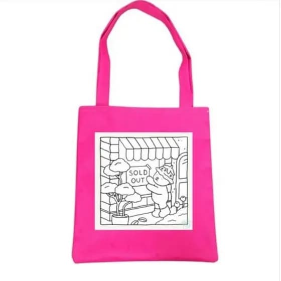 Bolsa ecobag  para Colorir  . Lançamento Promoção qualidade super desistente uso adulto e infantil
