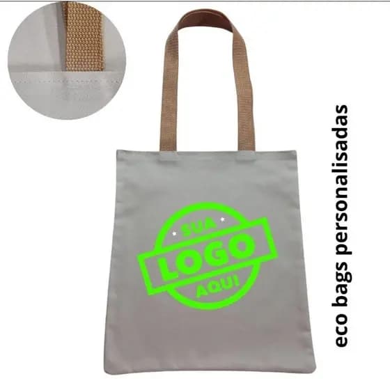 Bolsa ecobag kit com 50 peças. Bolsa Personalizada  Nylon resistente e impermeável