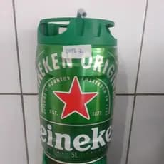 lata vazia Heineken 5l decoração som na lata plaquinha mp3