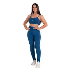 Conjunto Fitness Feminino Colorido Tendência Verão Top E Leg