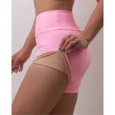 Bermuda Academia Fitness Não Fica Transparente Toda Forrada