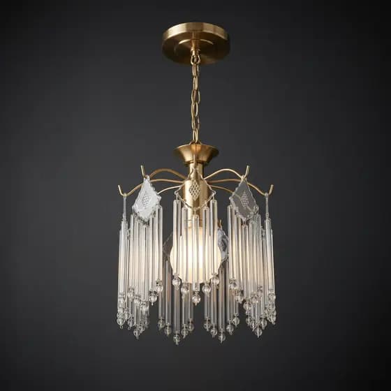 Lustre Pendente de teto de Cristal Vidro para sala/quarto - Prmoção