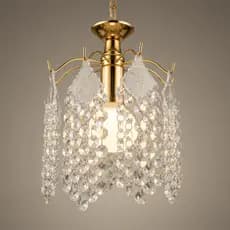 Lustre de Teto Moderno Dourado luminaria pendente para sala quarto cuzinha