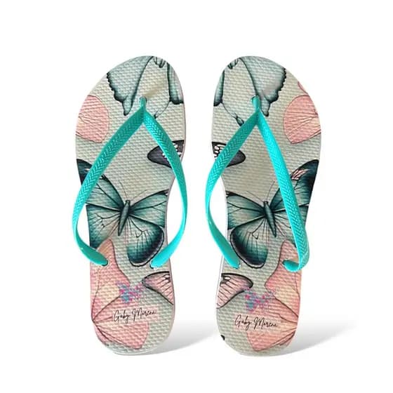Chinelo feminino gaby morena casual estilo prático dia a dia