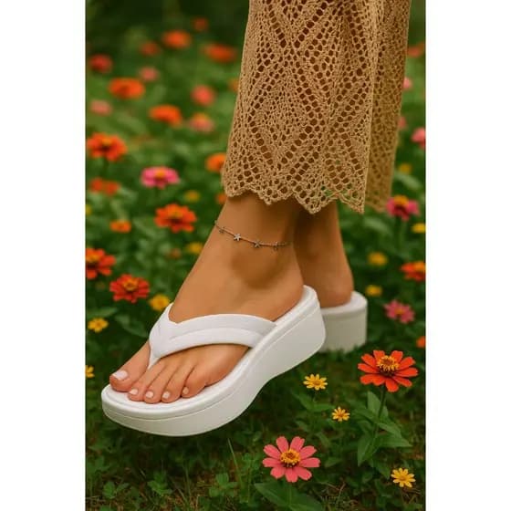 Sandália Feminina Delta Conforto e Estilo Elegante e Casual Plataforma Promoção