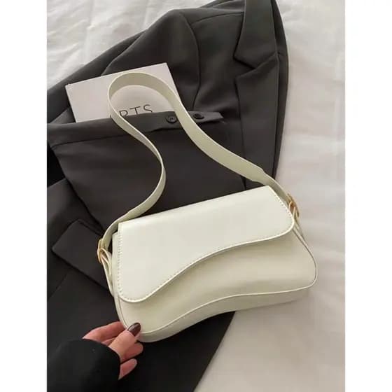 Bolsa Com Placa Full Feminina Baguete Tiracolo Pequena Festa