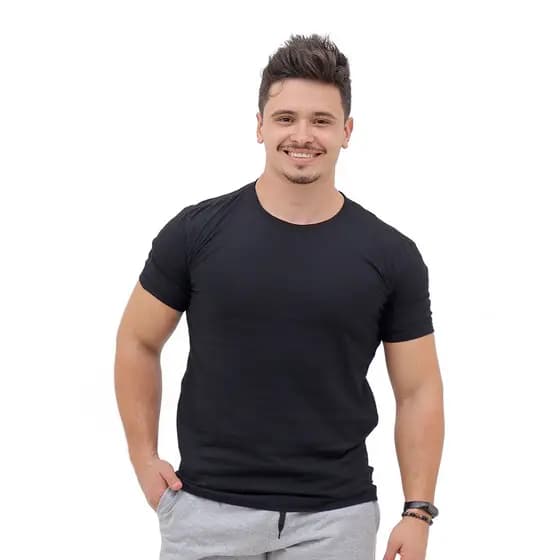 Camiseta Basica Algodão Header Masculino e Feminino  Musculação Camisa Academia