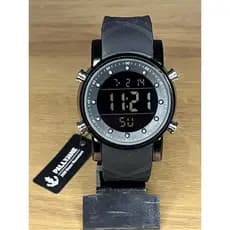 Relógio de pulso digital a prova d água, relógio original pulseira de borracha