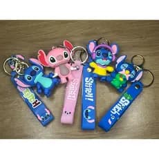 Chaveiro Stitch Fofo Chaveiro 3D Grande Emborrachado Colecionavel Bolsas | Mochilas | Chaveiro Fofo