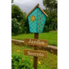 Placa para jardim/estaca para jardim- decoração de jardim