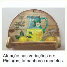 Placas decorativas com cabideiro pintadas a mão em madeira pinus - verifique as variações