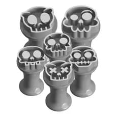Carimbo Para Doces E Brigadeiro Halloween 6 Peças