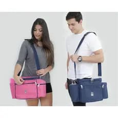 Bolsa Térmica Para Nutrição Fitness Marmita (3 Refeições) Profissional Com Potes, Porta Comprimidos e Gel Térmico