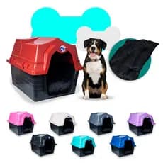 Casinha Para Cachorro N5 Com Colchonete - Unishop