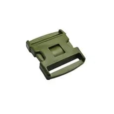 FIVELA DE POLÍMERO 55mm COM TRAVA 3 PONTAS PARA CINTO N.A GUARNIÇÕES VERDE OLIVA