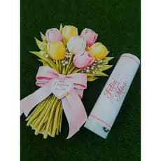 Cards Personalizados - Lembrança- Brinde Clientes -Dia das Mães/Outubro Rosa - Batom Manteiga de Cacau