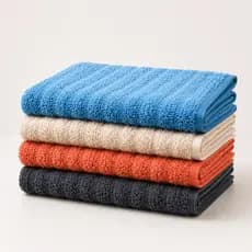 Kit 4 Toalha De Rosto Canelada Luxo Macia Alta Absorção Penteado Algodão 35x74 Casa Salão Banheiro