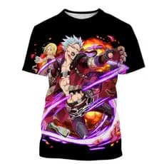 Camisa Anime 7 pecados capitais( BAN )