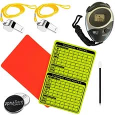 Conjunto Árbitro Profissional Completo Com Toss Lápis Cronômetro