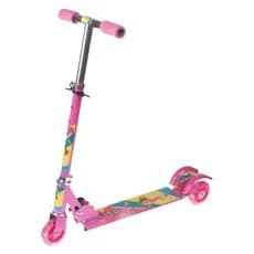 Patinete Infantil 3 Rodas Rosa Tamanho Ajustável