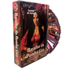 Baralho de Pombagira Tarot 36 Cartas Tarô Cartas Autoexplicativas com Manual