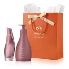 Kit presente Natura Luna Rosé hidratante e perfume