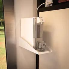 Suporte Bebedouro Filtro Purificador De Água - Frontal - Branco