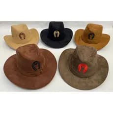 Chapéu de cowboy camurça ADULTO ferradura masculino e feminino unissex lançamento 2025