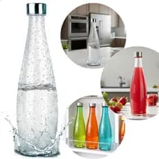 Garrafa De Vidro 1 Litro Para Agua Gelada Garrafas de Suco Para Geladeira Com Tampa Hermética
