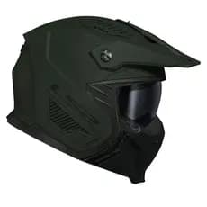 CAPACETE LS2 DRIFTER MONOCOLOR VERDE MILITAR FOSCO