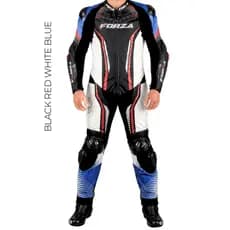 MACACÃO FORZA MUGELLO PRO  BLACK RED BLUE- 1 PEÇA