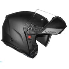 CAPACETE ARTICULADO  NORISK VORTEX MONOCOLOR PRETO FOSCO