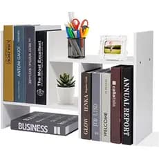 Nicho organizador ajustável de mesa livros home office escritório bancada cozinha