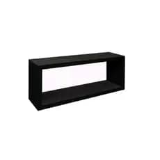 Nicho, retangular, preto ,50x20x10,baneiro,sala,quarto,cozinha
