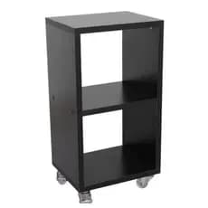 Mesa de cabeceira com rodinhas giratória 100% mdf, já vai montado quarto, sala, cozinha, banheiro,escritório Preta