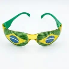 Óculos copa do Brasil 2026 O Acessório Oficial do Torcedor! verde e amarelo look pra copa