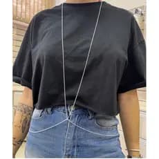 colar de corpo bory chain body chain para homem masculino mulher feminina