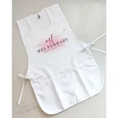Jaleco Avental  Branco Com Sua Logo Bata -  Personalizado Feminino DESIGNER,MANICURE, PROFESSORA , cabeleireira Uniforme