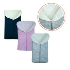 Porta Bebe Plush Pelo Carneiro Saco Bebe Saquinho de Dormir Pelo Carneiro Menina Menino Unissex