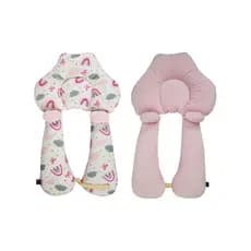 Travesseiro Para Bebê Anatômico Almofada Ninho  De Segurança Dormir Calmante 2 em 1 Dupla Face
