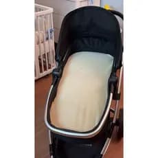 Catarim Baby Kids Kit Colchonete Para Bebê Carrinho Mais Capa Soft Plush Toque Macio Zíper