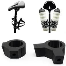 Kit Suporte 2 Caramanhola Garrafa de Água Canote 27.2mm Montain Bike Speed triathlon aro 26 27 29