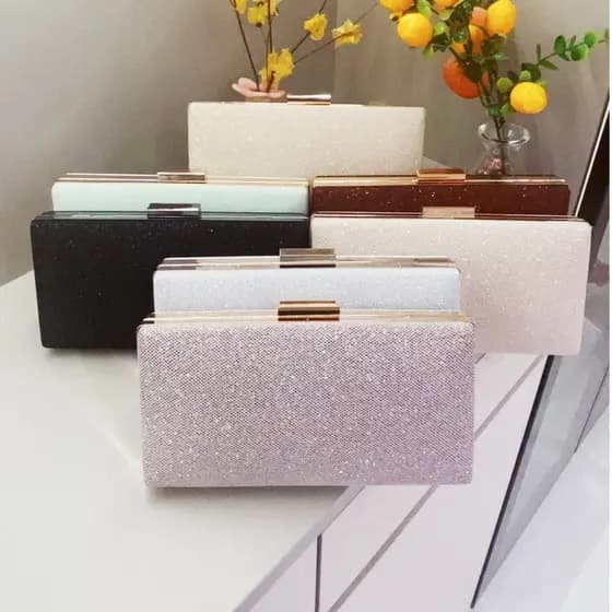 Bolsa Tiracolo / Carteira Feminina Com Glitter Para Festa / Banquete / Casamento WT168-116