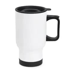 Caneca Aço Inox Travel Mug Termica Branca 475ml
