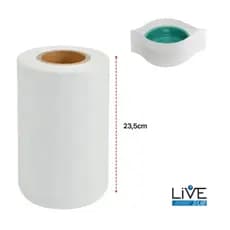 Filme Plástico Térmo Encolhível Universal para uso em Sublimação 23,5cm x 50mts