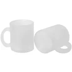 3 Caneca de Vidro Jateado para Sublimação - 325ml