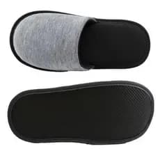 Pantufa para Sublimação Preto / Cinza - Adulto